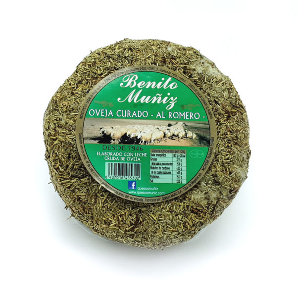 Queso de oveja curado al romero